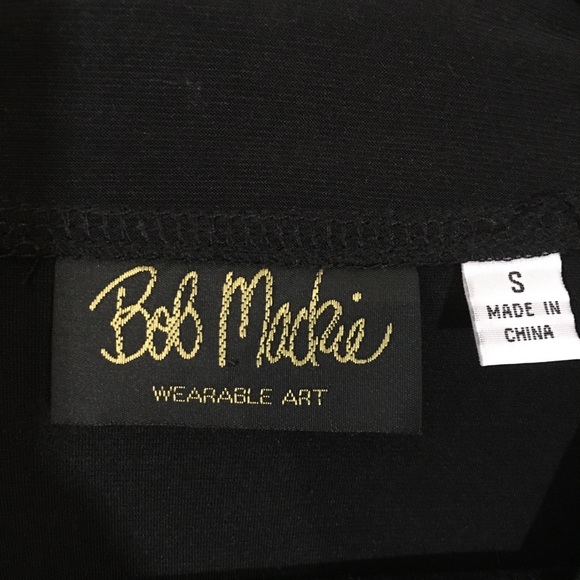 Bob Mackie Wearable Art Long Sleeve Long Cardigan Style Top With Pockets - Picture 8 of 12